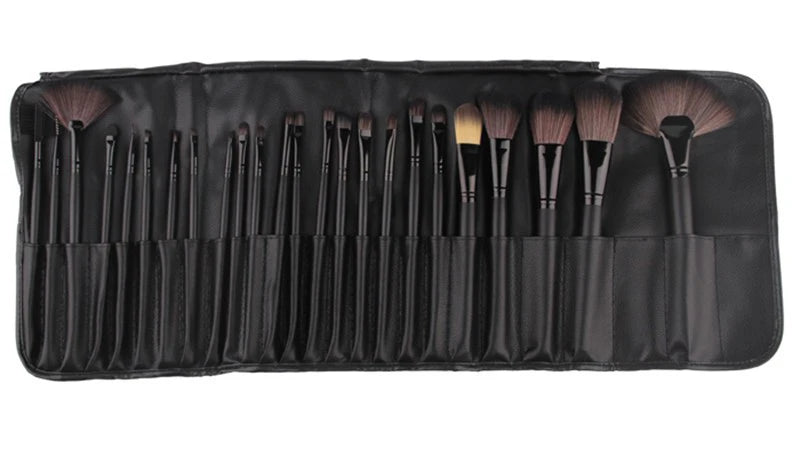 Gift Bag Of  24 pcs Makeup Brush Sets Professional Cosmetics Brushes Eyebrow Powder Foundation Shadows Pinceaux Make Up Tools