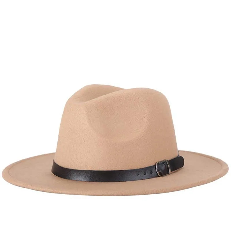 free shipping 2022 new Fashion men fedoras women's fashion jazz hat summer spring black woolen blend cap outdoor casual hat X XL
