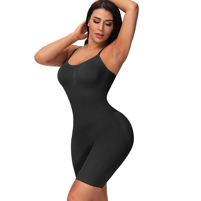 Cross-Border Seamless One-Piece Corset Women's Belly Contracting and Hip Lifting Shaping Intimates Stretch Bodybuilding Corset