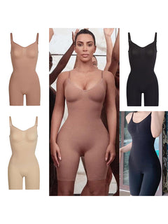 Skims Body Shaper Flat for In Stock Jin Kardashian Same One-Piece Postpartum Slim Looking Waist Slimming and Hip Lifting Tight Corset