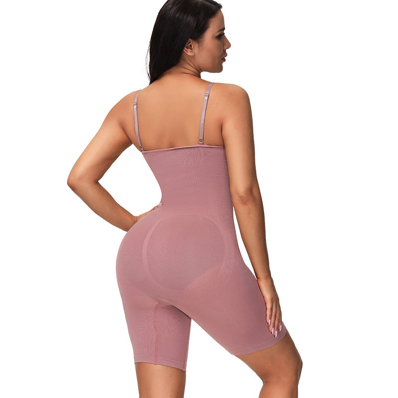 Cross-Border Seamless One-Piece Corset Women's Belly Contracting and Hip Lifting Shaping Intimates Stretch Bodybuilding Corset
