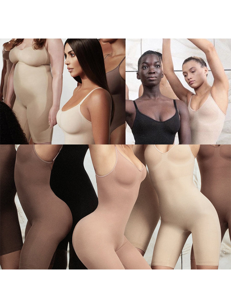 Skims Body Shaper Flat for In Stock Jin Kardashian Same One-Piece Postpartum Slim Looking Waist Slimming and Hip Lifting Tight Corset