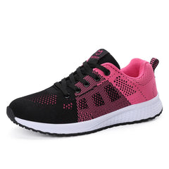 Women Casual Sneakers Fashion Breathable Mesh Flat Shoes Women's Outdoor Comfortable Non-slip Walking Shoes Tenis Feminino