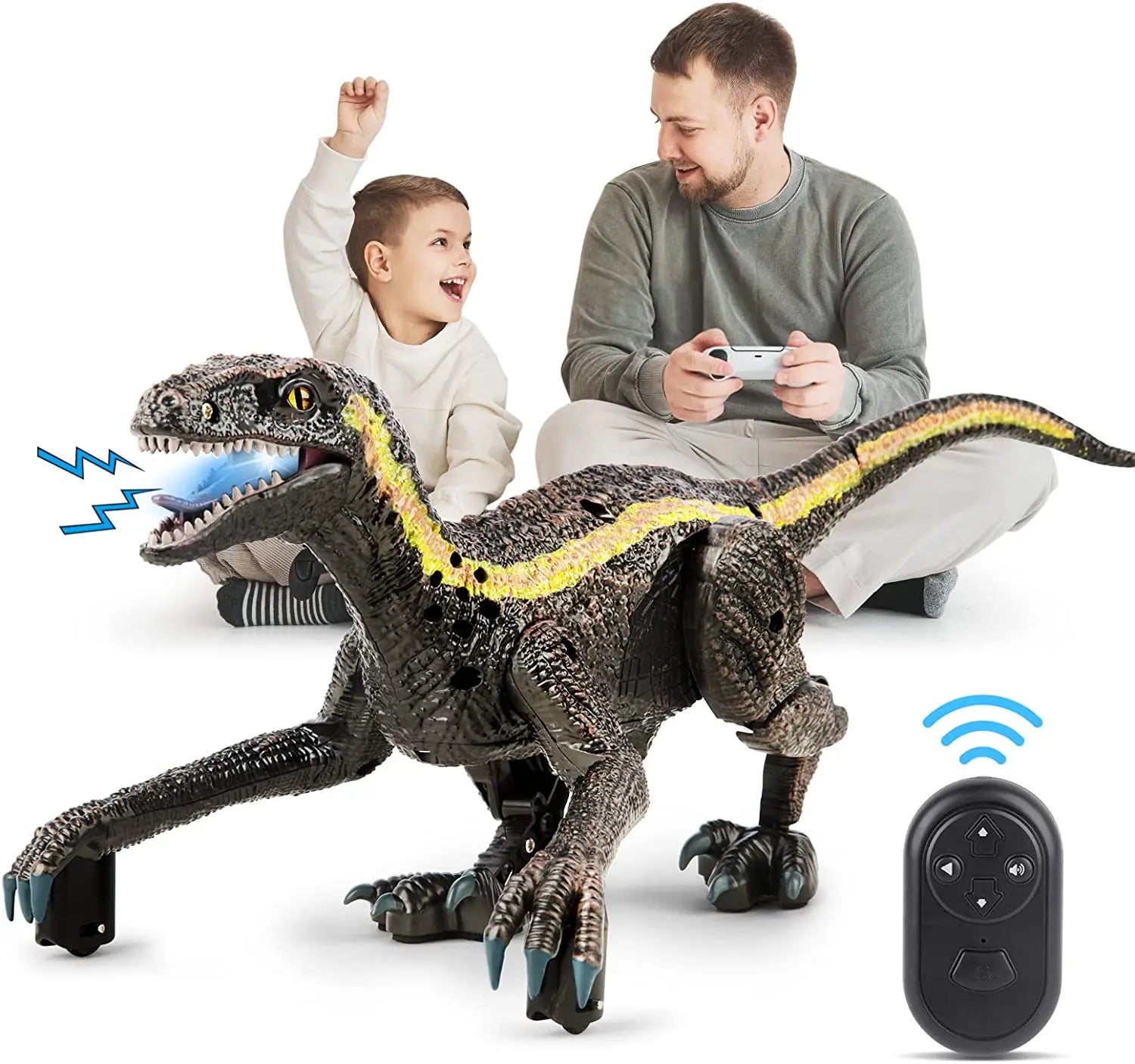 RC Dinosaur Indoraptor Toys for Boys Raptor Dinosaurios Indominus Rex Dinossauro Jurassic Dino World Dinosaure Dinozaur Gifts