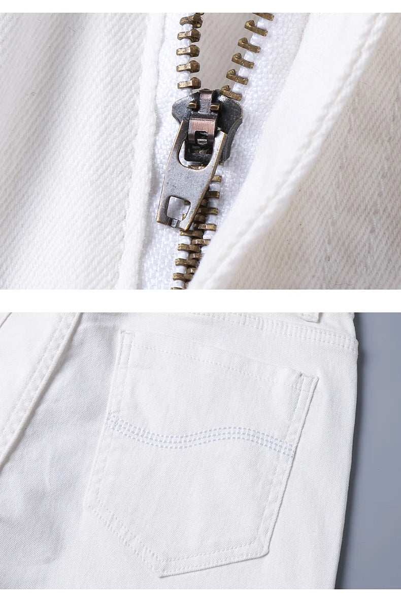 2023 New  Autumn Wine Red Jeans Men Fashion Casual Classic Style Business Straight Fit Soft Trousers Male Advanced Pants