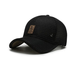 Men'S New Fashion Baseball Cap Summer Breathable Full Net Shade Fishing Cap Outdoor Leisure Sports Cap