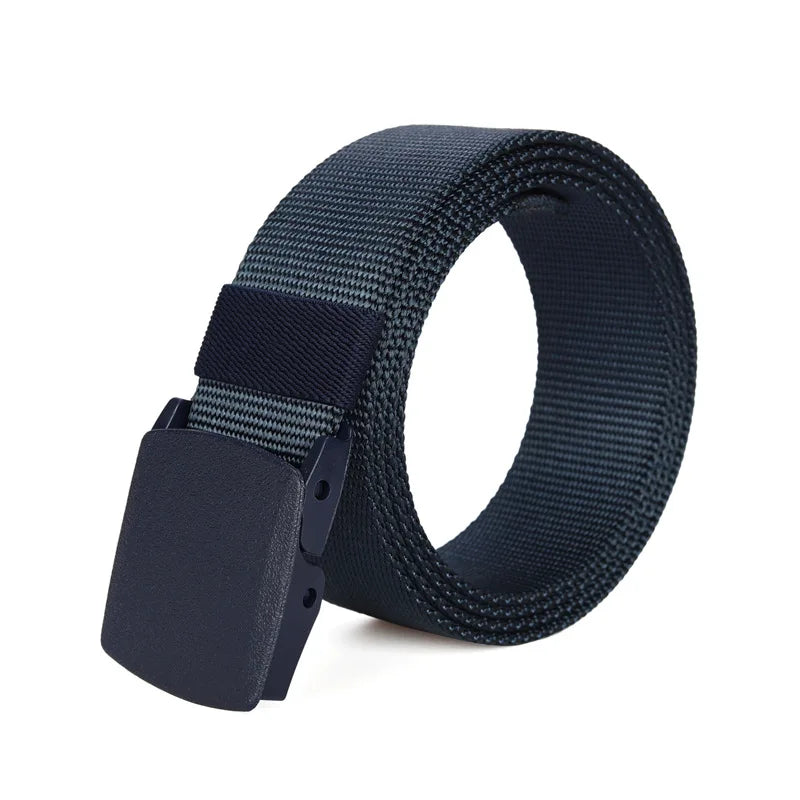100-120cm Military Automatic Buckle Nylon Belt Outdoor Hunting Multifunctional Tactical Canvas Belt High Quality Men Belt