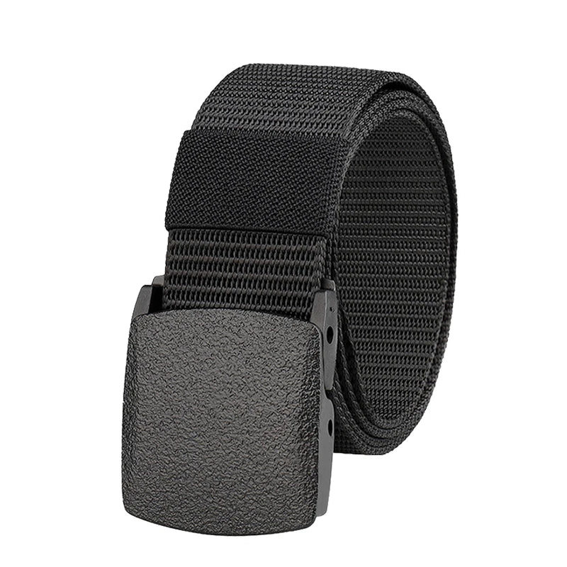 Automatic Buckle Nylon Belt Outdoor Hunting Multifunctional Tactical Canvas Belt High Quality Men Belt