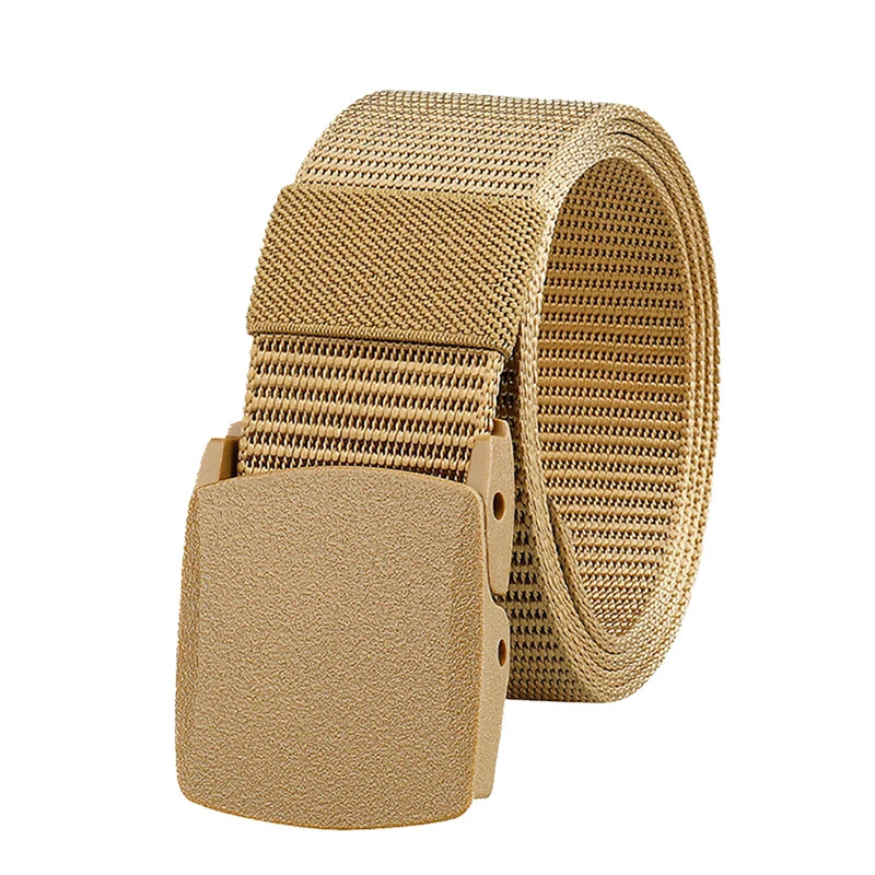 Automatic Buckle Nylon Belt Outdoor Hunting Multifunctional Tactical Canvas Belt High Quality Men Belt
