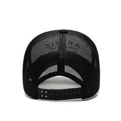 Summer Hats For Men And Women Mesh Baseball Caps Fashion Embroidered Visor Hat Outdoor Embroidered Letter Sun Protection Hat
