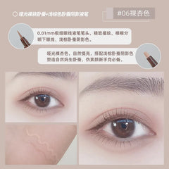 Double-headed Eyeliner Pen Evenly Pigmented Long Lasting Waterproof Smudge-proof Eye Make Up