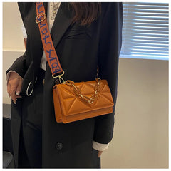 Fashion Women Shoulder Bag Handle Handbags PU Leather Women Flap Bag Female Large Capacity Vintage Casual Crossbody Bag
