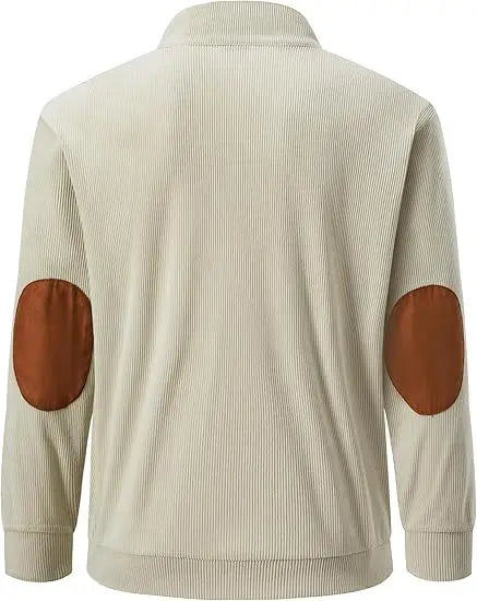 Europe and The United States New Men's Outdoor Jacket Autumn and Winter Corduroy Casual Stand Collar Long Sleeve Hoodie S-5XL