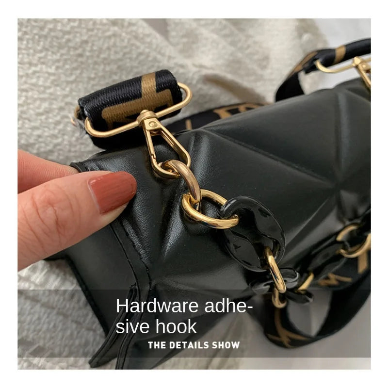 Fashion Women Shoulder Bag Handle Handbags PU Leather Women Flap Bag Female Large Capacity Vintage Casual Crossbody Bag