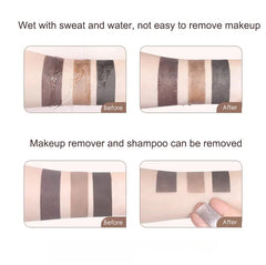 Gray Brown Hairline Dye Contour Stick Hairline Repairing Pen Waterproof Hair Root Edge Coverage Natural Eyebrow Filling Pencil