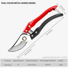 AIRAJ Multifunctional Garden Trimming Tool, Heavy-Duty Sharp Manual Trimmer, Professional and Durable Plant Pruning Scissors