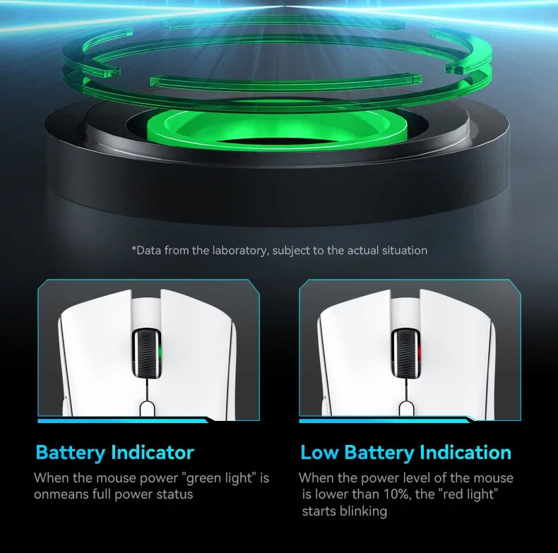 Attack Shark R1 18000dpi Wireless Bluetooth Mouse, Ultra Lightweight Ergonomic Design Mouse, PAW3311 Macro Gaming Mouse