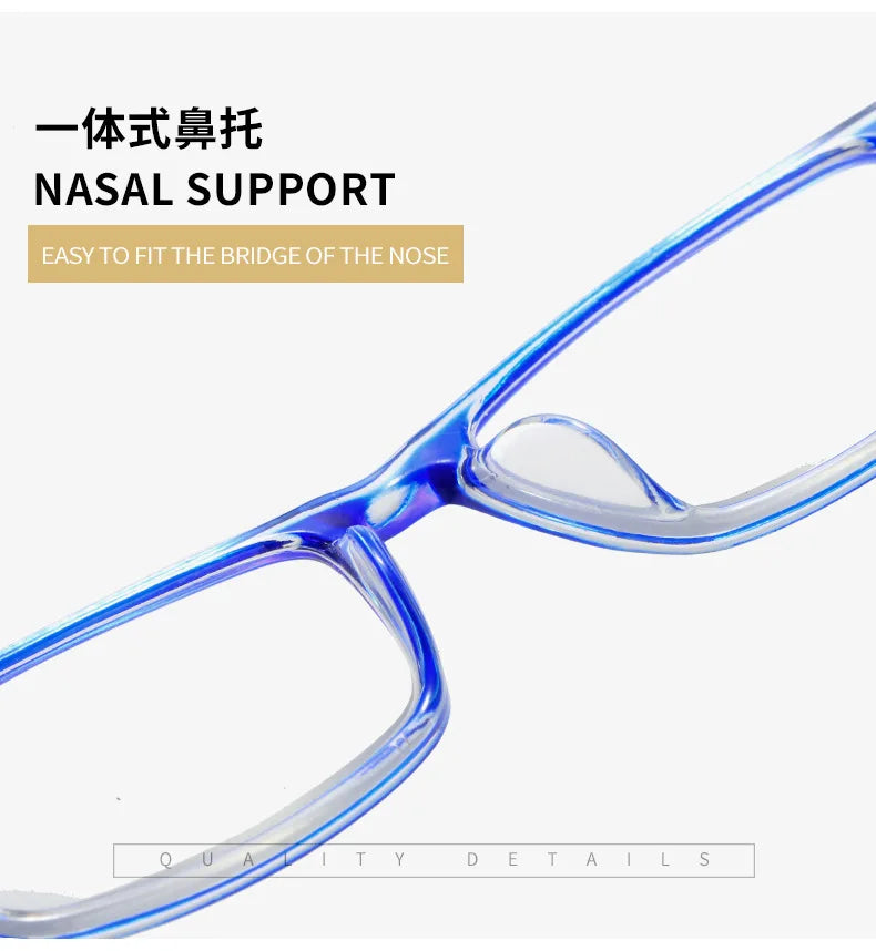 New fashion printing anti-blue presbyopic glasses spring leg presbyopic glasses HD presbyopic glasses for the elderly