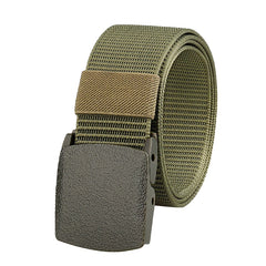 Automatic Buckle Nylon Belt Outdoor Hunting Multifunctional Tactical Canvas Belt High Quality Men Belt