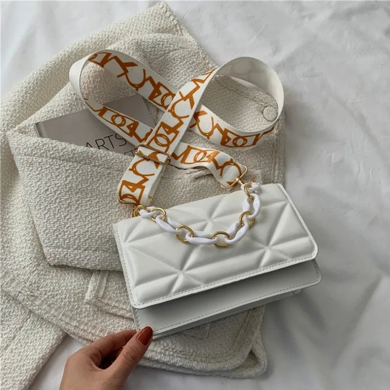 Fashion Women Shoulder Bag Handle Handbags PU Leather Women Flap Bag Female Large Capacity Vintage Casual Crossbody Bag