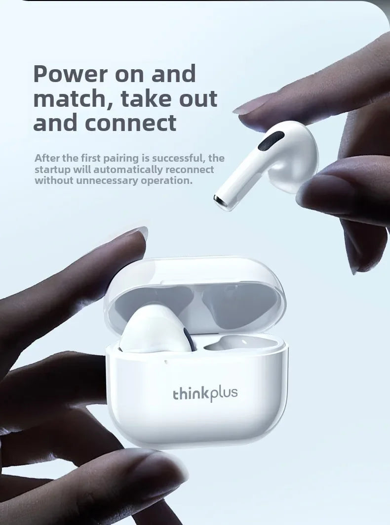 Lenovo Thinkplus LP40 Bluetooth Earphones Wireless Headset for Mobile Phone Music Gaming Earbuds Original Choice