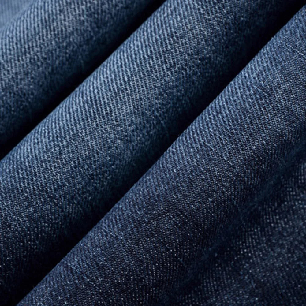 Men's Workwear Denim Trousers 2024 New Casual Autumn Spring Hip Hop Long Jeans Trousers Stretch Loose Male Straight Denim Pants