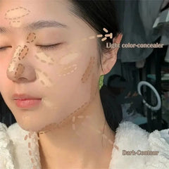 Three Color Concealer To Cover Spots Pimples Black Eye Circles Lacrimal Groove Repair Foundation Make Up And Makeup Makeup