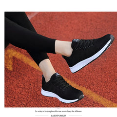 Women Casual Sneakers Fashion Breathable Mesh Flat Shoes Women's Outdoor Comfortable Non-slip Walking Shoes Tenis Feminino