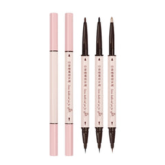 Double-headed Eyeliner Pen Evenly Pigmented Long Lasting Waterproof Smudge-proof Eye Make Up