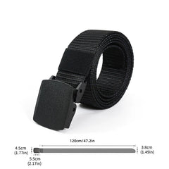 Automatic Buckle Nylon Belt Outdoor Hunting Multifunctional Tactical Canvas Belt High Quality Men Belt