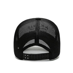 Summer Hats For Men And Women Mesh Baseball Caps Fashion Embroidered Visor Hat Outdoor Embroidered Letter Sun Protection Hat