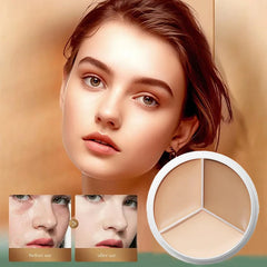 Three Color Concealer To Cover Spots Pimples Black Eye Circles Lacrimal Groove Repair Foundation Make Up And Makeup Makeup