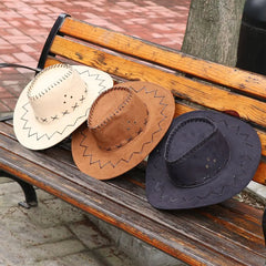 Unisex Cowboy Hat Suede Fashion Cowboy Cap Womens Mens Hat Practical Wild West Fancy Dress Hot Sale Western Headwear Cap
