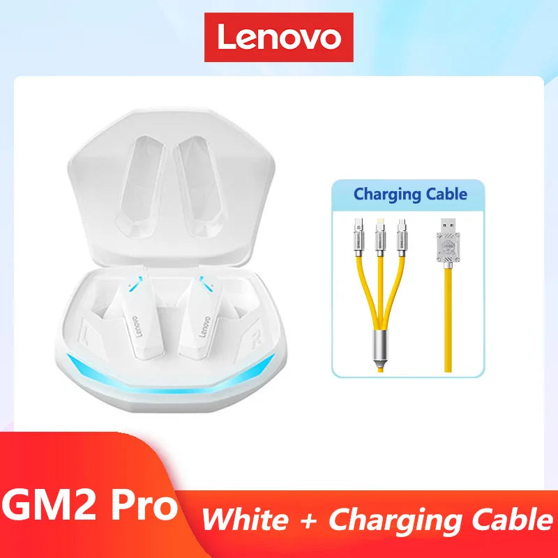Original Lenovo GM2 Pro 5.3 Earphone Bluetooth Wireless Earbuds Low Latency Headphones HD Call Dual Mode Gaming Headset With Mic