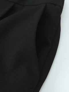 Willshela Women Fashion Solid Lace Up Side Zipper Straight Pants Vintage High Elastic Waist Female Chic Lady Trousers