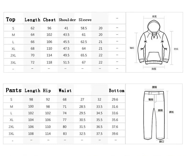 3 Pieces Set Hoodies+Vest+Pants Casual Men's Track Suit Clothing Coats Winter Thick Warm Tracksuit for Men Printed Mens Set Vest