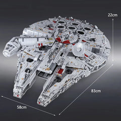 In Stock The Large Millennium Ship Falcon Building Blocks Bricks Compatible 75192 05132 Toys For Kids Birthday Christmas Gifts