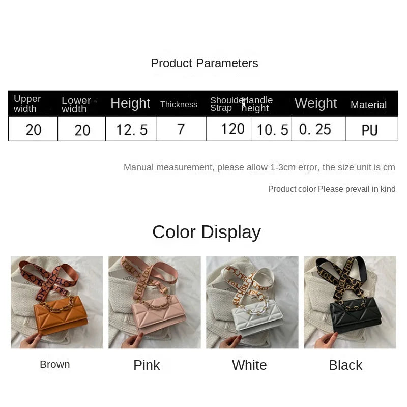 Fashion Women Shoulder Bag Handle Handbags PU Leather Women Flap Bag Female Large Capacity Vintage Casual Crossbody Bag
