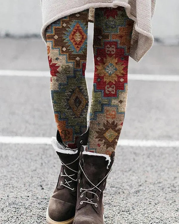 Hawaiian Style 3D Digital Print Leggings for All