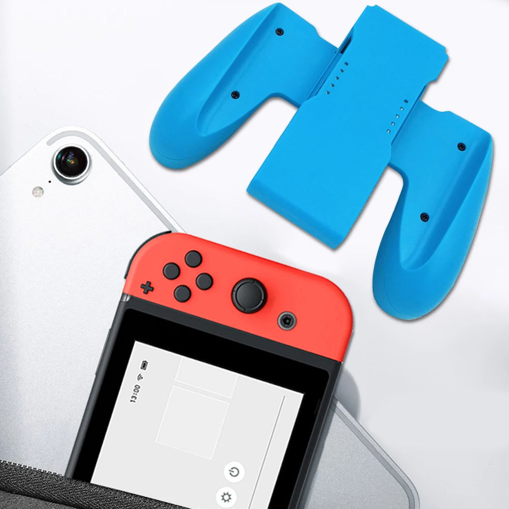 Gaming Grip Handle Controller Easy Operate Gaming Grip Bracket Holder for Nintend Switch Joy-Con Plastic Handler Bracket 1 Pcs