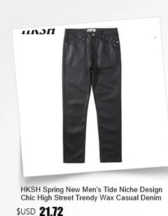 HKSH Men's Punk Darkwear High Street Nihce Design Shirts Sleeve Detachable Necktie Casual Tops Summer Spring Chic Blouse HK0006