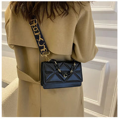 Fashion Women Shoulder Bag Handle Handbags PU Leather Women Flap Bag Female Large Capacity Vintage Casual Crossbody Bag