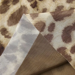 TRAF Leopard Long Skirts Women's 2024 Spring Summer Autumn Elegant Party Printed Skirts Ladies Fashion Casual Office Midi Skirts