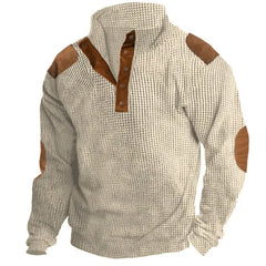 Europe and The United States New Men's Outdoor Jacket Autumn and Winter Corduroy Casual Stand Collar Long Sleeve Hoodie S-5XL