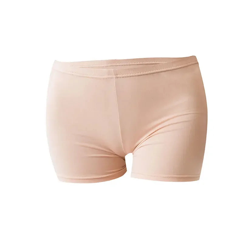 New spring and summer girls ice three-point safety pants anti light pants lace lace black bottomed shorts