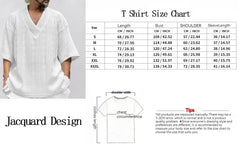 Men Shorts Set Summer Casual Knitted Two Piece Men's Clothing V-Neck Short Sleeve T-shirt and Shorts Streetwear Knit Outfits