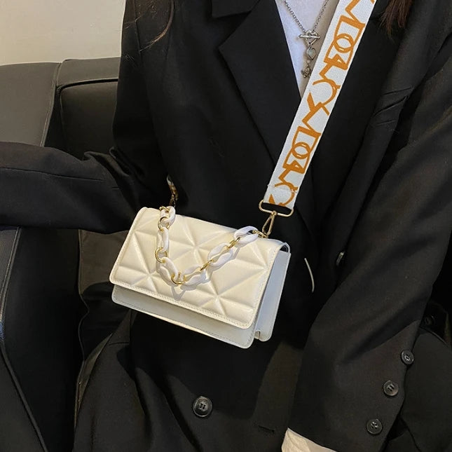 Fashion Women Shoulder Bag Handle Handbags PU Leather Women Flap Bag Female Large Capacity Vintage Casual Crossbody Bag