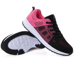 Women Casual Sneakers Fashion Breathable Mesh Flat Shoes Women's Outdoor Comfortable Non-slip Walking Shoes Tenis Feminino