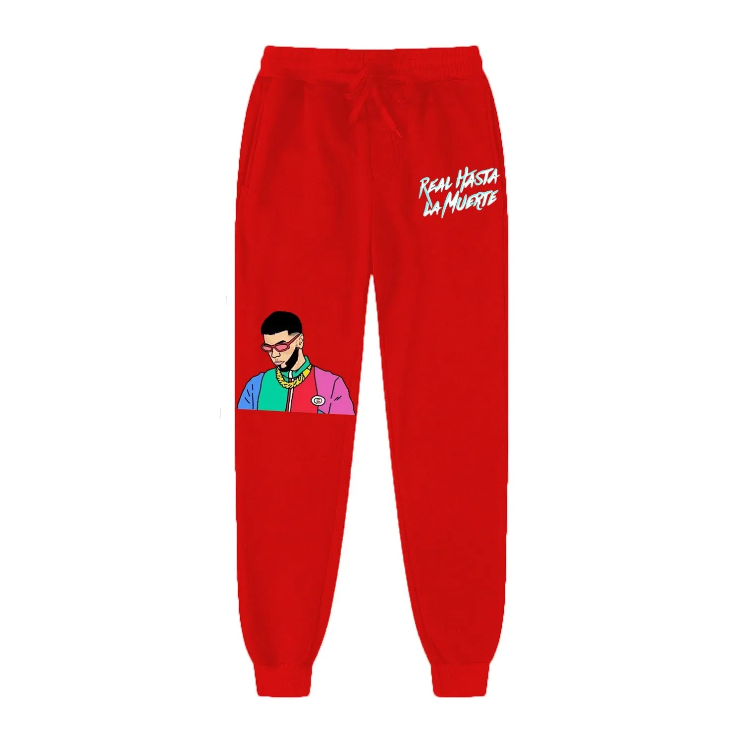 2023 Anuel AA New Pants Men Brand Real Hasta La Muerte Sweatpants  Men Pantalon Homme Jogger Hombre Streetwear Men Pants