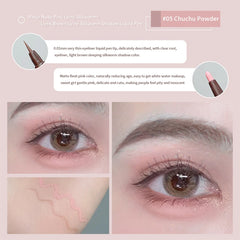 Double-headed Eyeliner Pen Evenly Pigmented Long Lasting Waterproof Smudge-proof Eye Make Up